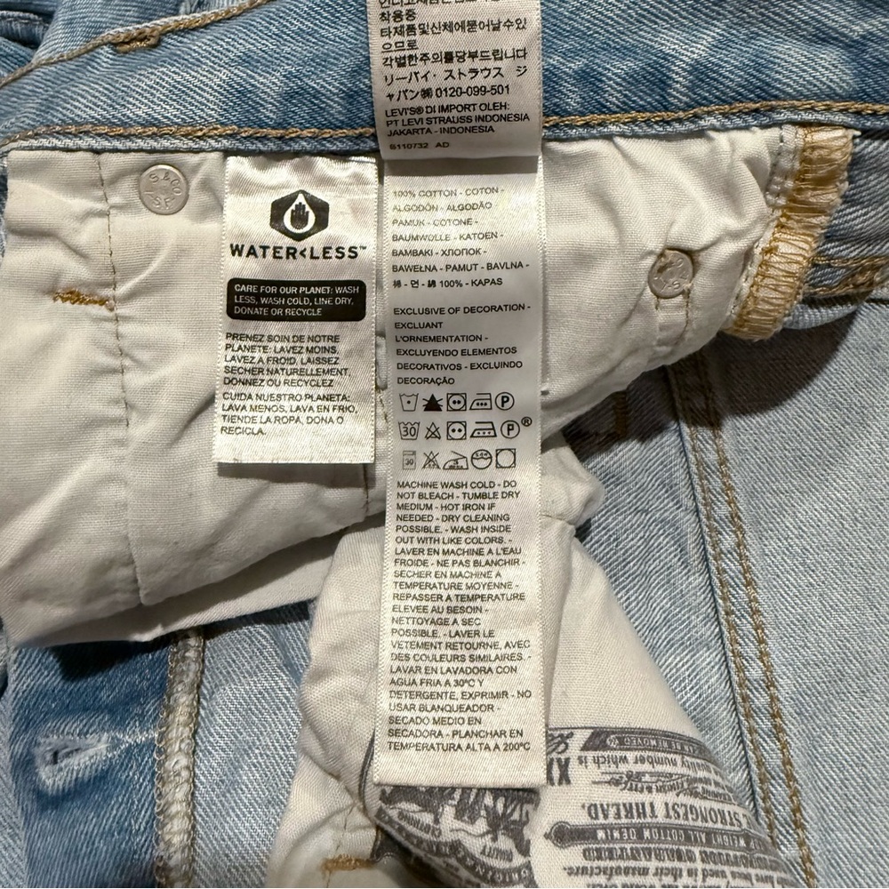 Levi’s 501 Original High Rise Jean Short Size 27 - Picture 4 of 7